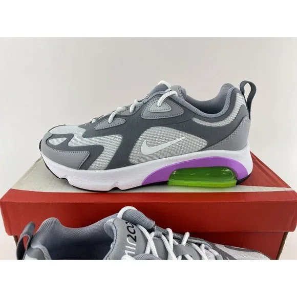 Nike Air Max 200 Gray Purple Women's Size 8 Sneakers Shoes Platinum AT6175-002 - Picture 5 of 12